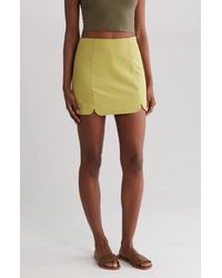 Lulus - Rare Charisma Cotton Miniskirt - Lyst