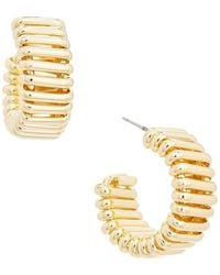 Juvell - Textured Hoop Earrings - Lyst
