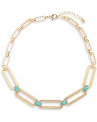 Nordstrom - Mixed Paper Clip Chain Necklace - Lyst