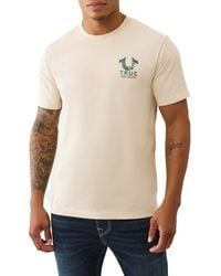 TRUE RELIGION - Mixed Logo Graphic T-Shirt - Lyst