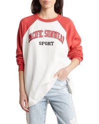 PacSun - Pac Sport Colorblock Long Sleeve Baseball T-shirt - Lyst