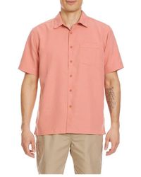 Quiksilver - Centinela Short Sleeve Button-Up Shirt - Lyst