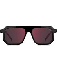 BOSS - Hg 1312/S Rectangular Sunglasses - Lyst