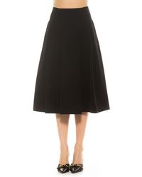 Alexia Admor - Illia Pleated Midi Skirt - Lyst