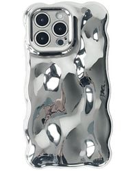 Auramma - Chrome Bubbles Iphone 15 Pro Max Case - Lyst