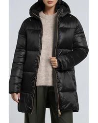 Noize - Alicia Water Resistant Hooded Parka Puffer Jacket - Lyst