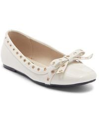 Rachel Roy - Blink Grommet Bow Flat - Lyst