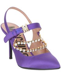 Moschino - Metal Chain Slingback Pump - Lyst