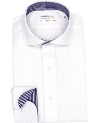 lorenzo uomo trim fit dress shirt