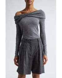 Rohe - One-Shoulder Wool Top - Lyst