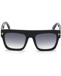 Tom Ford - Renee 52Mm Gradient Flat Top Square Glasses - Lyst