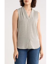 Nordstrom Rack - V-Neck Sleeveless Woven Shell Top - Lyst