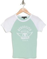 THE VINYL ICONS - Aerosmith Raglan Graphic T-shirt - Lyst