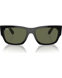 Ray-Ban - Carlos 56Mm Polarized Rectangular Sunglasses - Lyst