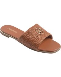 Bebe - Quilted Slide Sandal - Lyst