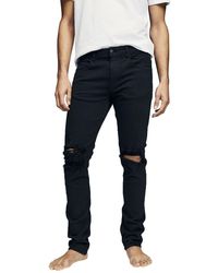 Cotton On Super Skinny Jeans In Jet Black Blow Out At Nordstrom Rack