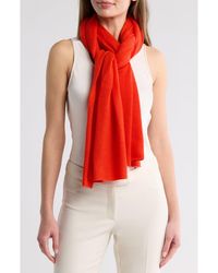 La Fiorentina - Cashmere & Wool Blend Wrap - Lyst