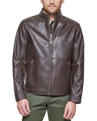 Dockers - Racer Faux Leather Jacket - Lyst