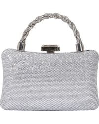 BERNESS - Rhinestone Clutch - Lyst