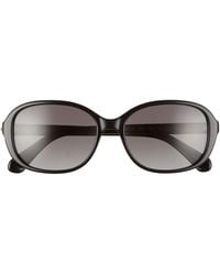 Kate Spade - Izabella 55mm Gradient Oval Sunglasses - Lyst