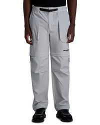Karl Lagerfeld - Convertible Zip Front Cargo Pants - Lyst