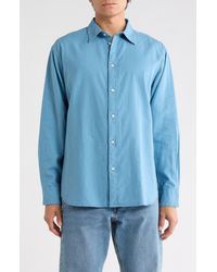 Rag & Bone - Mateo Long Sleeve Button Front Shirt - Lyst