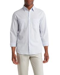 Theory - Irving 2P Spring Ripstop Shirt - Lyst