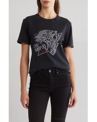 The Kooples - Cheetah Jersey Graphic T-shirt - Lyst