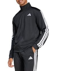 adidas - Essentials Warm-Up 3-Stripes Track Jacket - Lyst