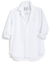 Frank & Eileen - Eileen Windowpane Relaxed Linen Button-Up Shirt - Lyst