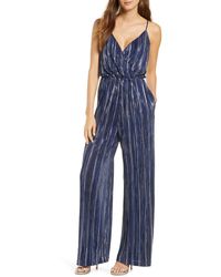 vince camuto lace trim jumpsuit