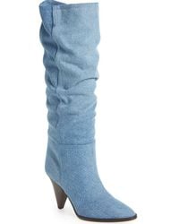 Isabel Marant - Ririo Denim Tall Boot - Lyst