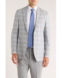 Jack Victor - Hampton Plaid Wool & Linen Blend Sport Coat - Lyst