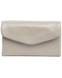 Hobo International Lacy Leather Wallet In Golden Taupe At ...