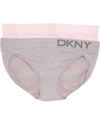 DKNY - Rib Knit Brief Panties - Lyst