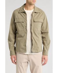 Denim and Flower - Twill Zip Shacket - Lyst