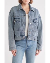 Vigoss - Oversize Denim Trucker Jacket - Lyst
