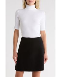 Theory - Short Sleeve Turtleneck Knit Top - Lyst
