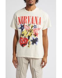 Merch Traffic - Nirvana Floral Unplugged Graphic T-shirt - Lyst