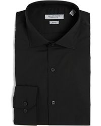 Perry Ellis - Luxe Slim Fit Solid Dress Shirt - Lyst