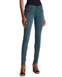 Rock Revival Silvertone Skinny Jeans - Blue