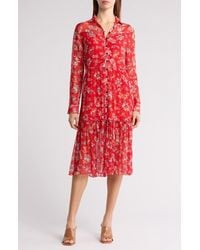 Rag & Bone - Libby Long Sleeve Silk Blend Dress - Lyst