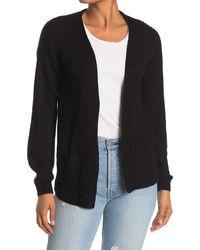 Love By Design - Luxe Open Front Pocket Cardigan - Lyst