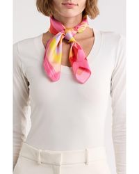 Steve Madden - Intersecting Stripe Square Scarf - Lyst