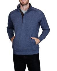 Tailorbyrd - Hidden Snap Front Quilted Pullover - Lyst