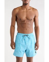 Volcom - Lino Swim Trunks - Lyst
