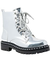 In Touch Footwear - Mira Studded Lug Combat Boot - Lyst
