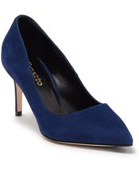 Repetto Gaby Suede Pointed Toe Pump In Turquoise At Nordstrom Rack - Blue