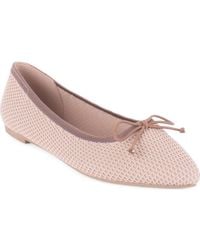 Tahari - Bogota Pointed Toe Flat - Lyst