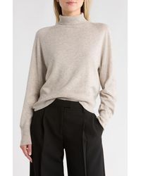 Vince - Wool Cashmere Blend Turtleneck - Lyst